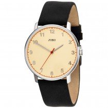 Herren Armbanduhr Quarz Analog Edelstahl Lederband Herrenuhr