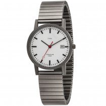 Herren Armbanduhr Quarz Analog Titan Flexband mit Datum