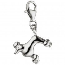 Einhänger Charm Pudel 925 Sterlingsilber