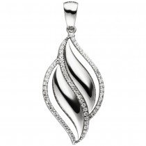 Anhänger 925 Sterlingsilber 63 Zirkonia Silberanhänger
