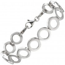 Armband 925 Sterlingsilber matt 19cm Silberarmband