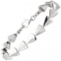 Armband 925 Sterlingsilber 42 Zirkonia 19cm Silberarmband