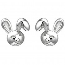 Kinder Ohrstecker Hase 925 Sterlingsilber Ohrringe Kinderohrringe
