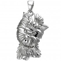 Anhänger Westhighland Terrier 925 Sterlingsilber Silberanhänger