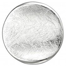 Anhänger rund 925 Sterlingsilber eismatt Silberanhänger