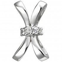 Anhänger 925 Sterlingsilber 5 Zirkonia Silberanhänger