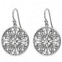 Ohrhänger 925 Sterlingsilber 2 Zirkonia Ohrringe Silberohrringe