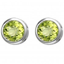 Ohrstecker 925 Sterlingsilber 2 Peridote grün Ohrringe
