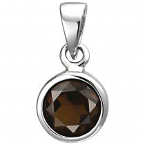 Anhänger 925 Sterlingsilber 1 Rauchquarz