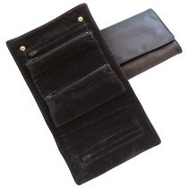 Schmucktasche schwarz Reiseetui für Schmuck