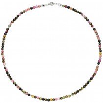 Halskette Kette Turmalin und Hematin 45cm