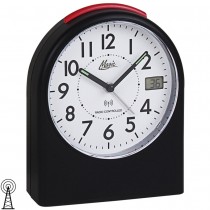 Magic Wecker Funk Funkwecker schwarz mit Licht Snooze digitale Sekunde