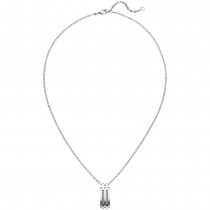 Collier Kette mit Anhänger Edelstahl 55 cm