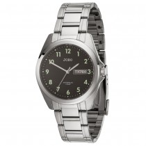 JOBO Herren Armbanduhr Quarz Analog Edelstahl Datum Herrenuhr
