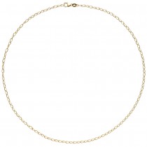 Ankerkette weit 375 Gold Gelbgold 2,3 mm 45 cm Kette