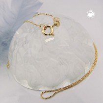 Halskette Fantasie diamantiert 585 Gold 45cm