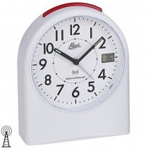 Magic Wecker Funk Funkwecker weiß mit Licht Snooze digitale Sekunde