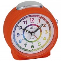 Wecker für Kinder Quarz analog Kinderwecker orange