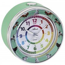 Wecker für Kinder Quarz analog Kinderwecker Pferd Pferdewecker