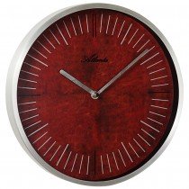 Atlanta 4530/18 Wanduhr Quarz analog rost-farben rund