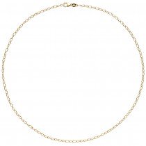 Ankerkette weit 375 Gold Gelbgold 2,3 mm 45 cm Kette