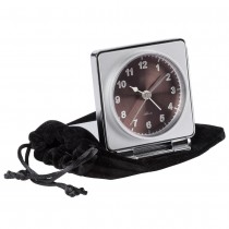 Atlanta 1116/3 Wecker Reisewecker Quarz analog Zifferblatt braun