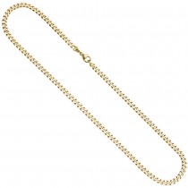 Panzerkette 333 Gold Gelbgold 4,6 mm 50 cm Kette Halskette
