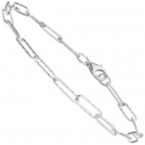 Armband 925 Sterling Silber diamantiert 19 cm Silberarmband