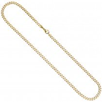 Panzerkette 333 Gold Gelbgold 4,6 mm 60 cm Kette Halskette