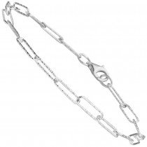 Armband 925 Sterling Silber diamantiert 19 cm Silberarmband
