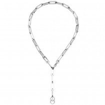 Y-Collier Halskette Edelstahl 55 cm