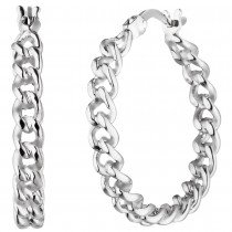 Creolen 925 Sterling Silber Ohrringe Silbercreolen Silberohrringe 3.8g