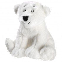 Kleiner Eisbär sitzend groß 25cm