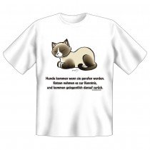 Fun T-Shirt Hunde kommen
