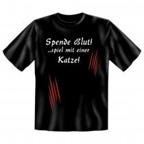 Fun T-Shirt Spende Blut