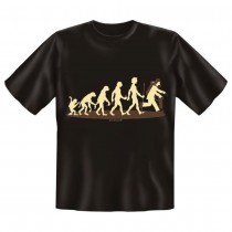 Fun T-Shirt Evolution zum Feuerwehrmann