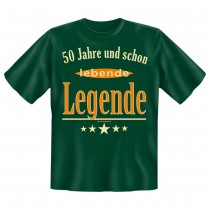 Fun T-Shirt lebende Legende - 50 Jahre