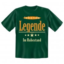 Fun T-Shirt lebende Legende - Im Ruhestand