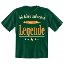 Fun T-Shirt lebende Legende - 50 Jahre