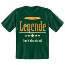 Fun T-Shirt lebende Legende - Im Ruhestand
