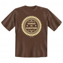 Fun T-Shirt Verdient im Ruhestand