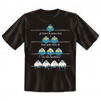 Fun T-Shirt Je weiter du unten sitzt desto mehr wirst du von oben beschissen