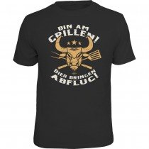 Fun T-Shirt - bin am Grillen 2 Bulle