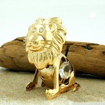 Sternzeichen Löwe mit Glas-Steinen