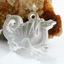 Anhänger Drache kristall matt