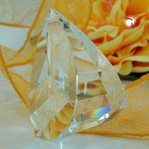 Anhänger Dreieck gewölbt Kristallglas