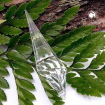 Anhänger Konus kristall klar Kristallglas