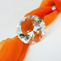 Glasstein Form Diamant kristall klar