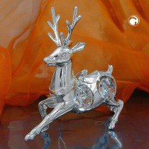 Hängedekoration Hirsch Kristallglas