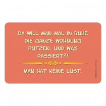 Frühstücksbrettchen Brett - Wohnung putzen